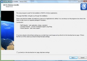 How to install and run KDE programs in Windows