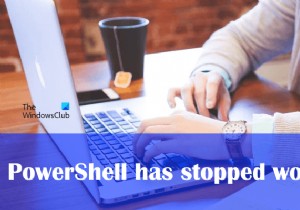 PowerShell has stopped working and will not open