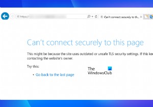 Fix Can’t connect securely to this page error on Microsoft Edge