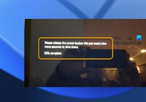 Please release the power button; We just need a few more seconds to shutdown