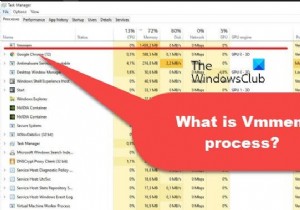 What is Vmmem process? Fix vmmem.exe high memory usage on Windows 11/10