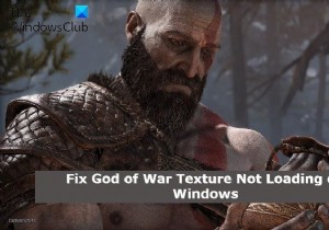 God of War Textures not loading or loading in low resolution