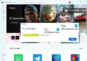 Fix Microsoft Store Error Code 0x803F7000 in Windows 11/10