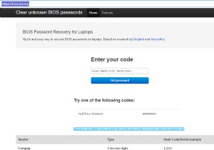 How to recover or reset a BIOS or UEFI Password for Windows computers