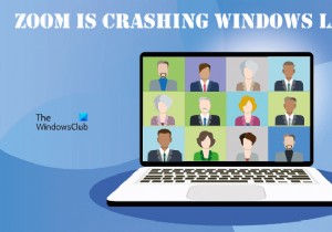 Zoom is crashing Windows laptop