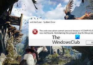 Fix Witcher 3 VCOMP110.dll was not found error