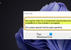 The registry refers to a nonexistent Java Runtime Environment installation or the Runtime is corrupted