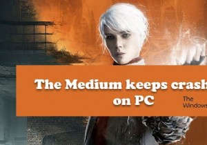 The Medium keeps crashing or freezing on PC