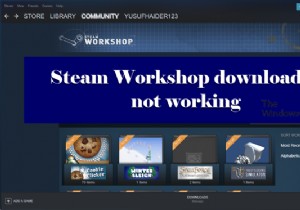 Steam Workshop downloader not working on PC