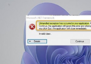 Unhandled exception has occurred in your application
