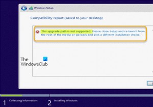 This upgrade path is not supported – Windows 11/10 Upgrade error
