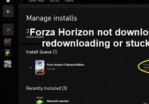 Forza Horizon not downloading, keeps redownloading or stuck at Error 0% on Windows PC