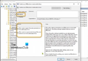 How to Turn On or Off the use of BitLocker on Removable Data Drives in Windows 10