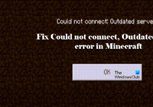 Fix Could not Connect, Outdated Server error in Minecraft