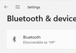 Bluetooth and devices Settings in Windows 11
