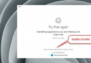 Fix Microsoft Store error 0x80131505 on Windows 11/10