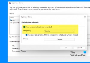 How to schedule Disk Defragmentation on Windows 11/10