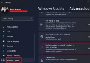 How to Disable or Enable Update Restart Notification in Windows 11
