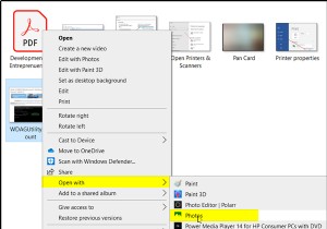 How to save screenshot as PDF using Photos App in Windows 11/10