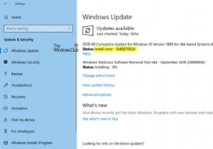 Fix Windows Update Install Error 0x80070020
