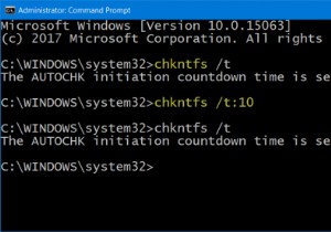How to reduce ChkDsk countdown time in Windows 11/10