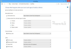 How to enable or disable AutoPlay in Windows 11/10