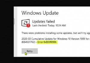 Fix Windows Update error 0x800f0986 on Windows 11/10