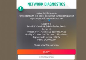 Fix Forza Horizon 4 IPsec Error – Unable to join session