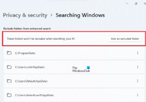 How to Hide Files and Folders from Search Results in Windows 11/10