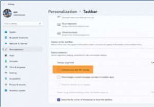 How to Auto Hide Taskbar in Windows 11/10