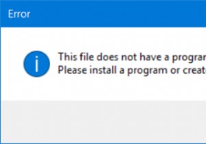 This file does not have a program associated with it for performing this action