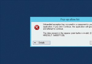 Error 0x80071128: The data present in the reparse point buffer is invalid