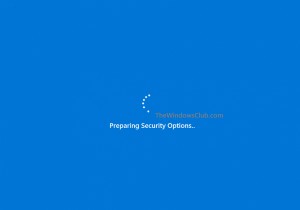 Fix Windows 11/10 stuck at Preparing Security Options
