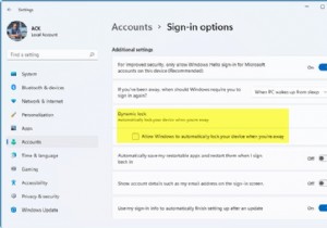 Dynamic Lock is not working or missing in Windows 11/10