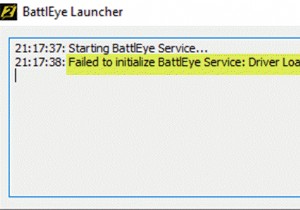Fix Failed to initialize BattlEye Service: Driver load error (1450) on Windows 10