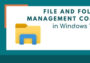 Useful Commands to Manage Files and Folders through CMD in Windows 11/10