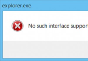 No such interface supported error for Windows File Explorer