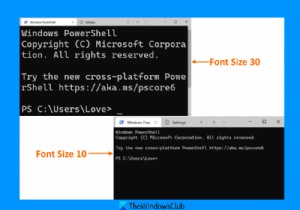 How to change font size and font weight for a Windows Terminal profile in Windows 10
