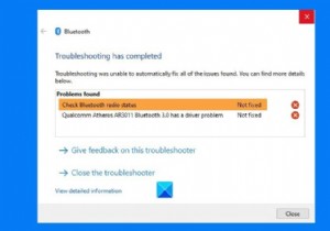 Check Bluetooth Radio Status Not fixed – Says Bluetooth Troubleshooter