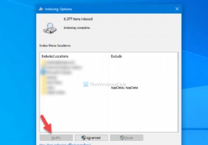 How to prevent users from modifying Search Index Locations in Windows 10