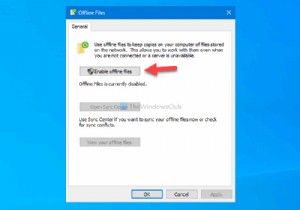 Always available offline option is missing in context menu
