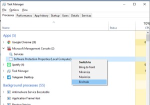 Software Protection Platform Service Sppsvc.exe causing High CPU usage