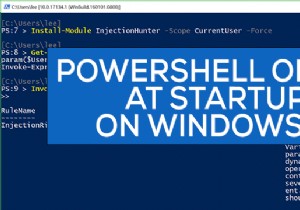 PowerShell opens at Startup in Windows 11/10