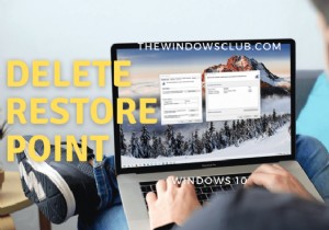 How to delete individual or specific System Restore Point in Windows 11/10