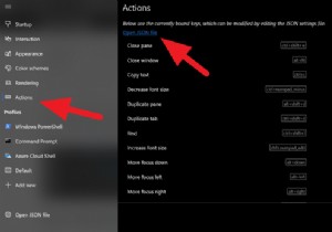 How to change Default Key Bindings in Windows Terminal