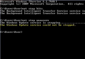 Fix The Windows Update service could not be stopped