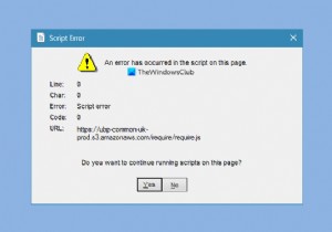 Fix Script Error on Windows 11/10