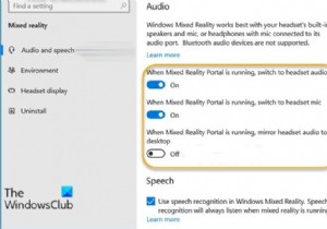 How to Turn On or Off settings when Mixed Reality Portal is running in Windows 10