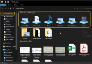 How to add Libraries to Quick Access in Windows 10