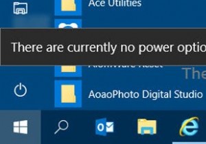 Power Options (Sleep, Shut down, Restart) missing from Start Menu in Windows 11/10